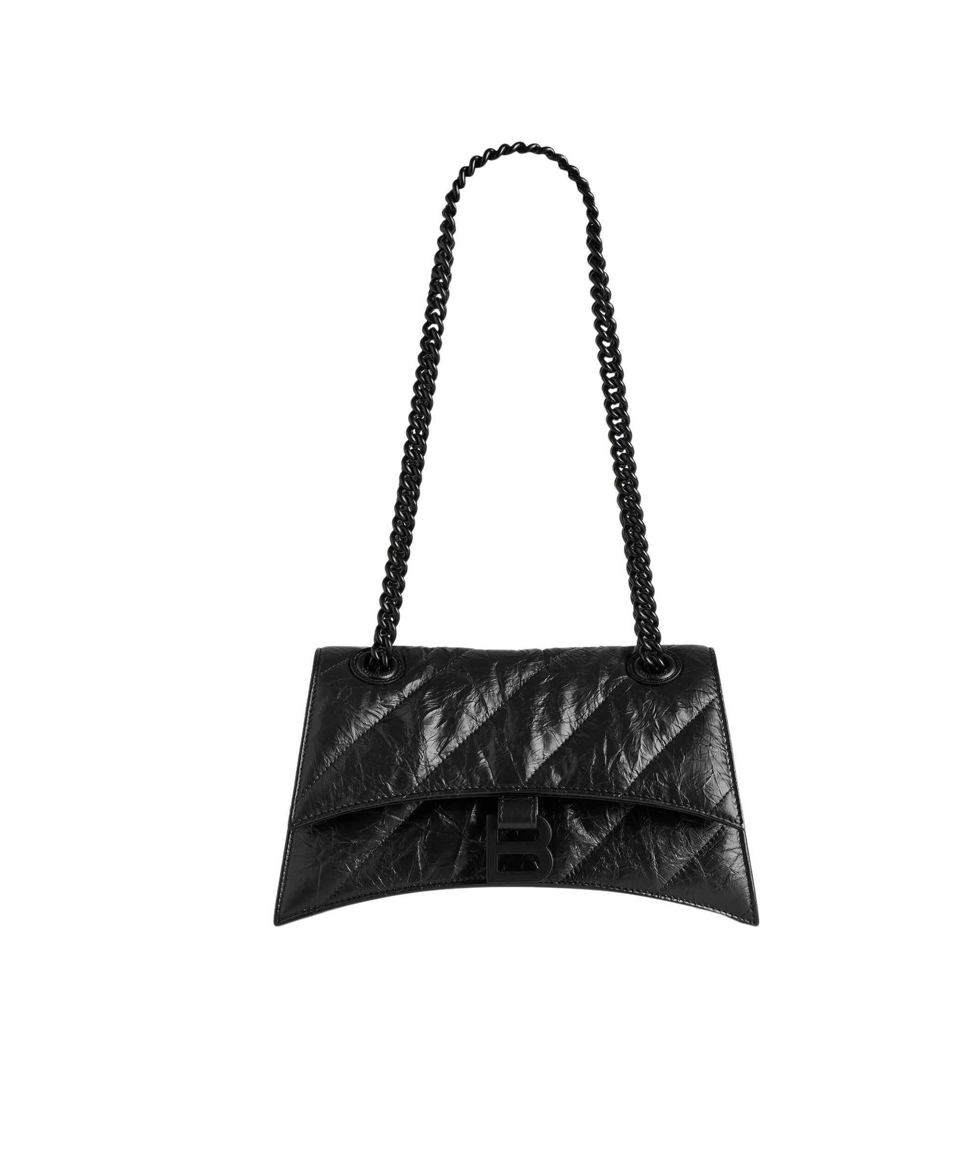 Crush Chain Bag Small - Black