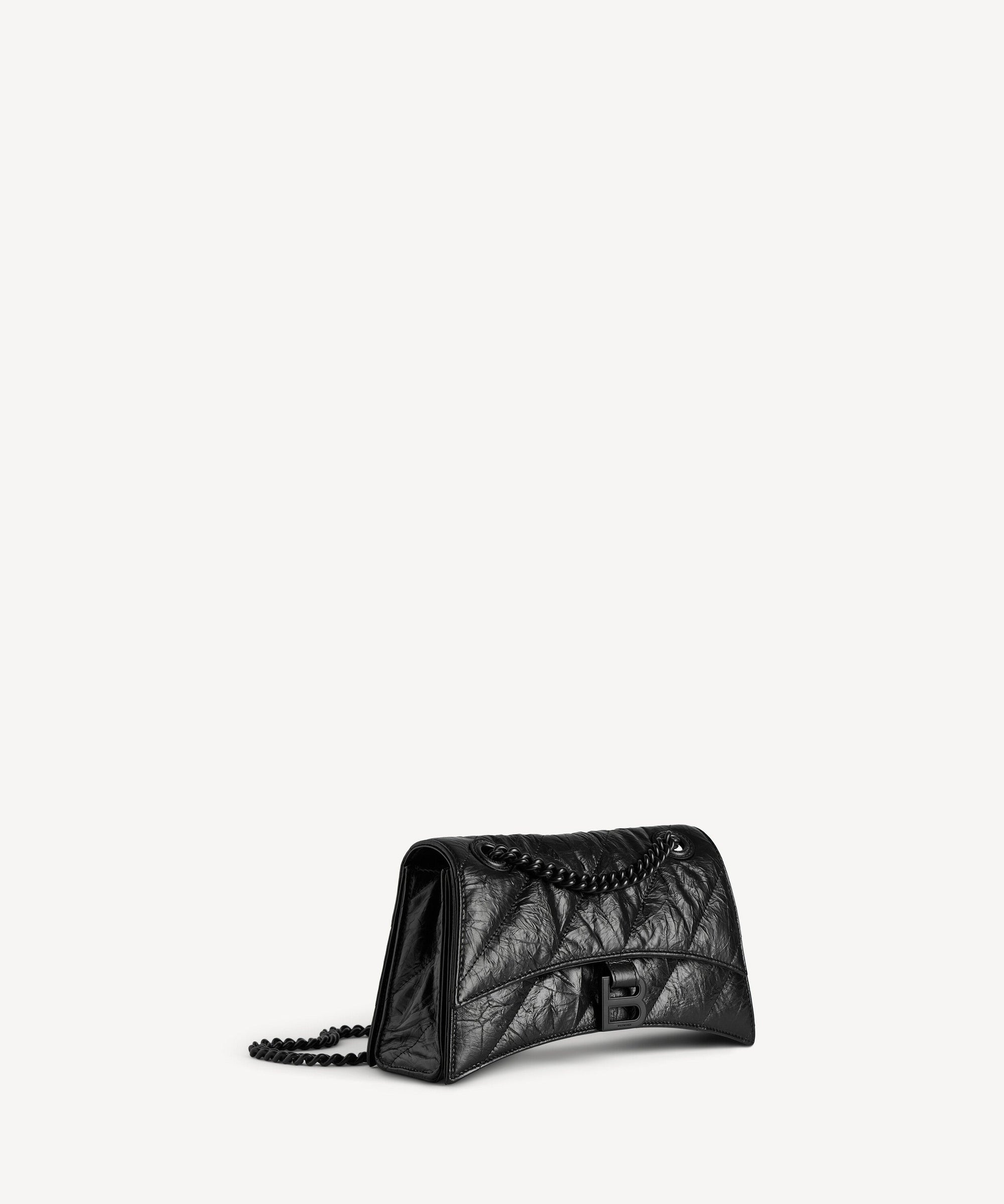 Crush Chain Bag Small - Black
