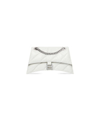Crush Chain Bag Small - Optic White