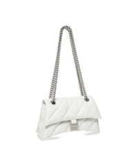 Crush Chain Bag Small - Optic White