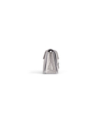 Crush Small Chain Bag With Rhinestones - Smoke Grey