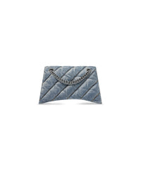 Crush Chain Bag Small - Denim Blue