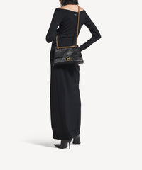 Crush Chain Bag Medium - Black