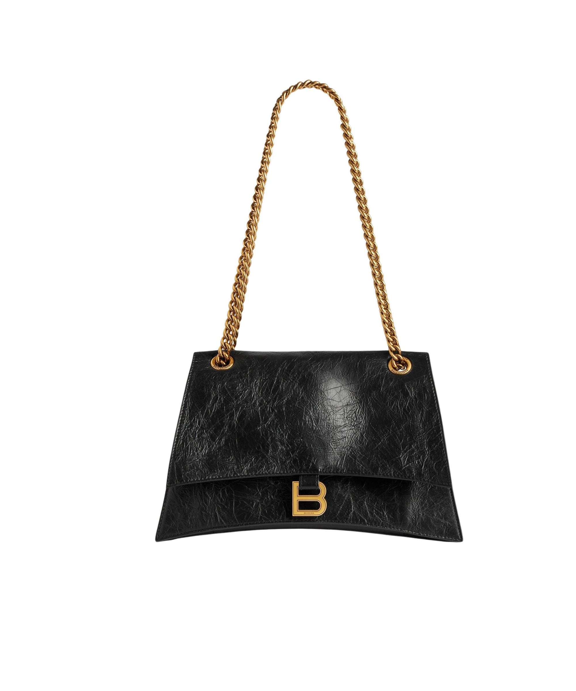 Crush Chain Bag Medium - Black