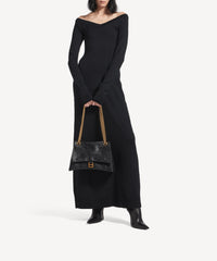 Crush Chain Bag Medium - Black