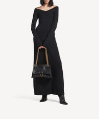 Crush Chain Bag Medium - Black