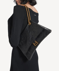 Crush Chain Bag Medium - Black