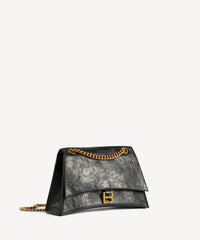Crush Chain Bag Medium - Black