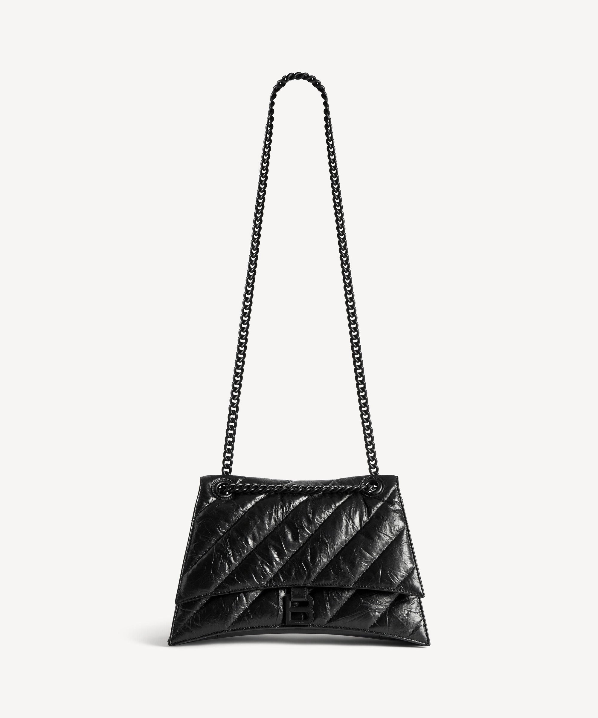 Crush Chain Bag Medium - Black