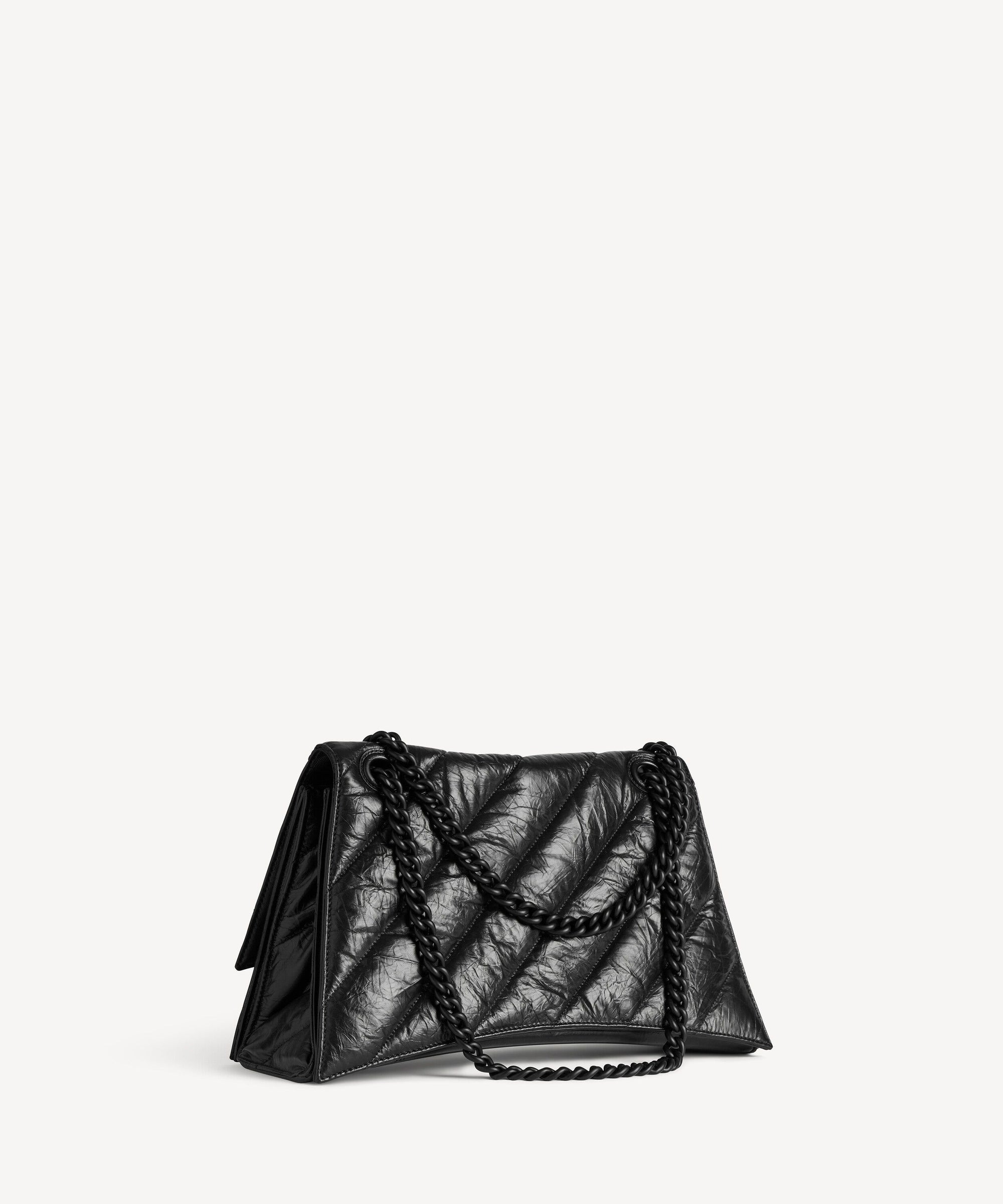 Crush Chain Bag Medium - Black