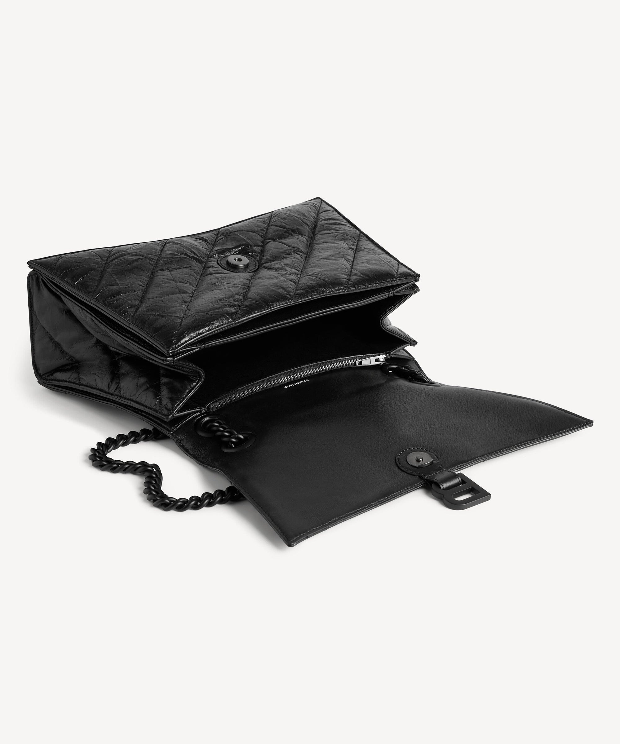 Crush Chain Bag Medium - Black