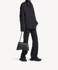 Crush Chain Bag Medium - Black
