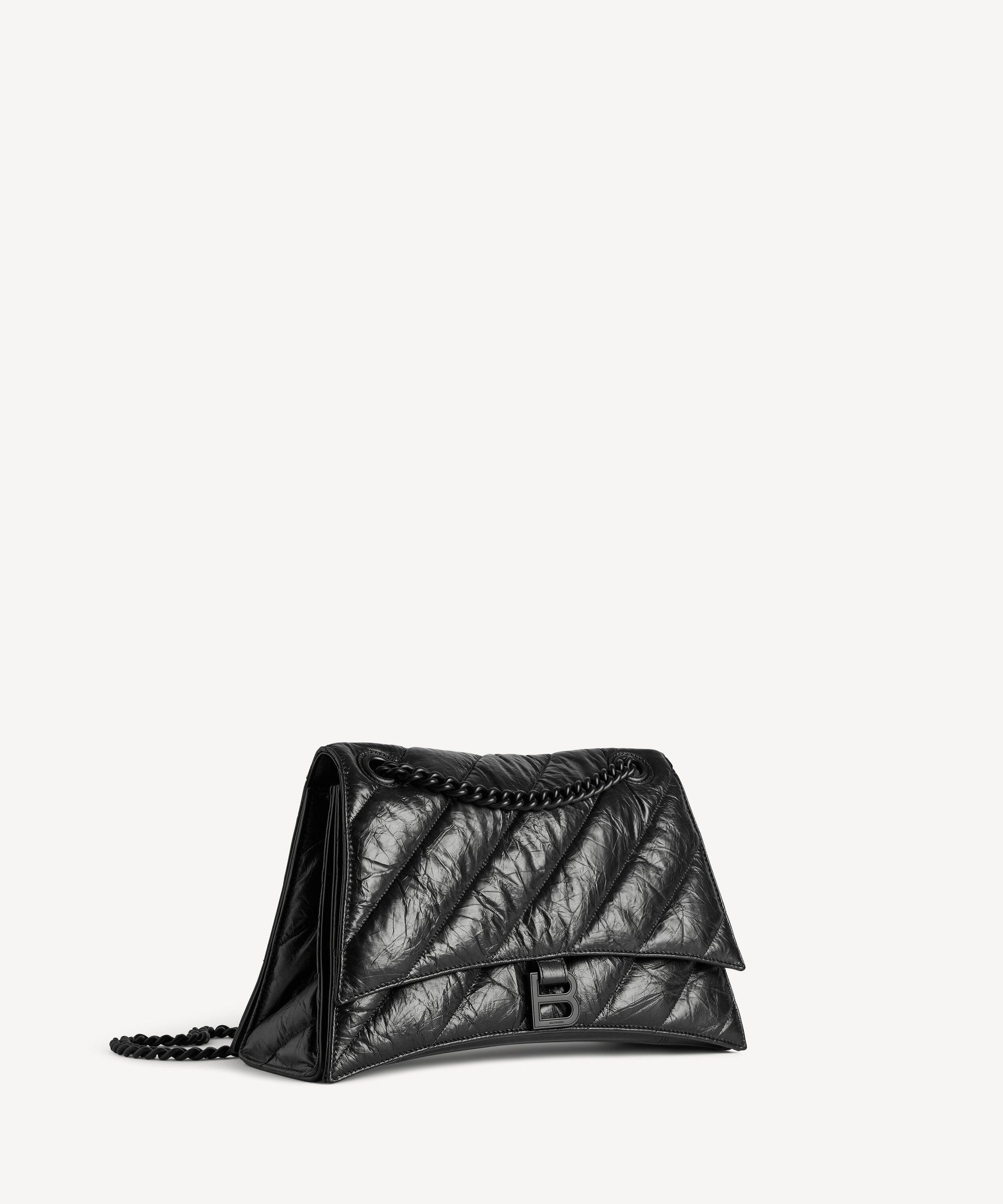 Crush Chain Bag Medium - Black