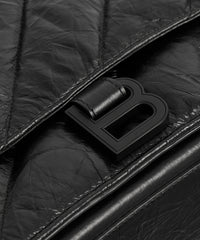 Crush Chain Bag Medium - Black