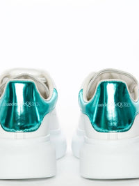 Leath.S.Rubb Molly white & green Sneakers - White & Green