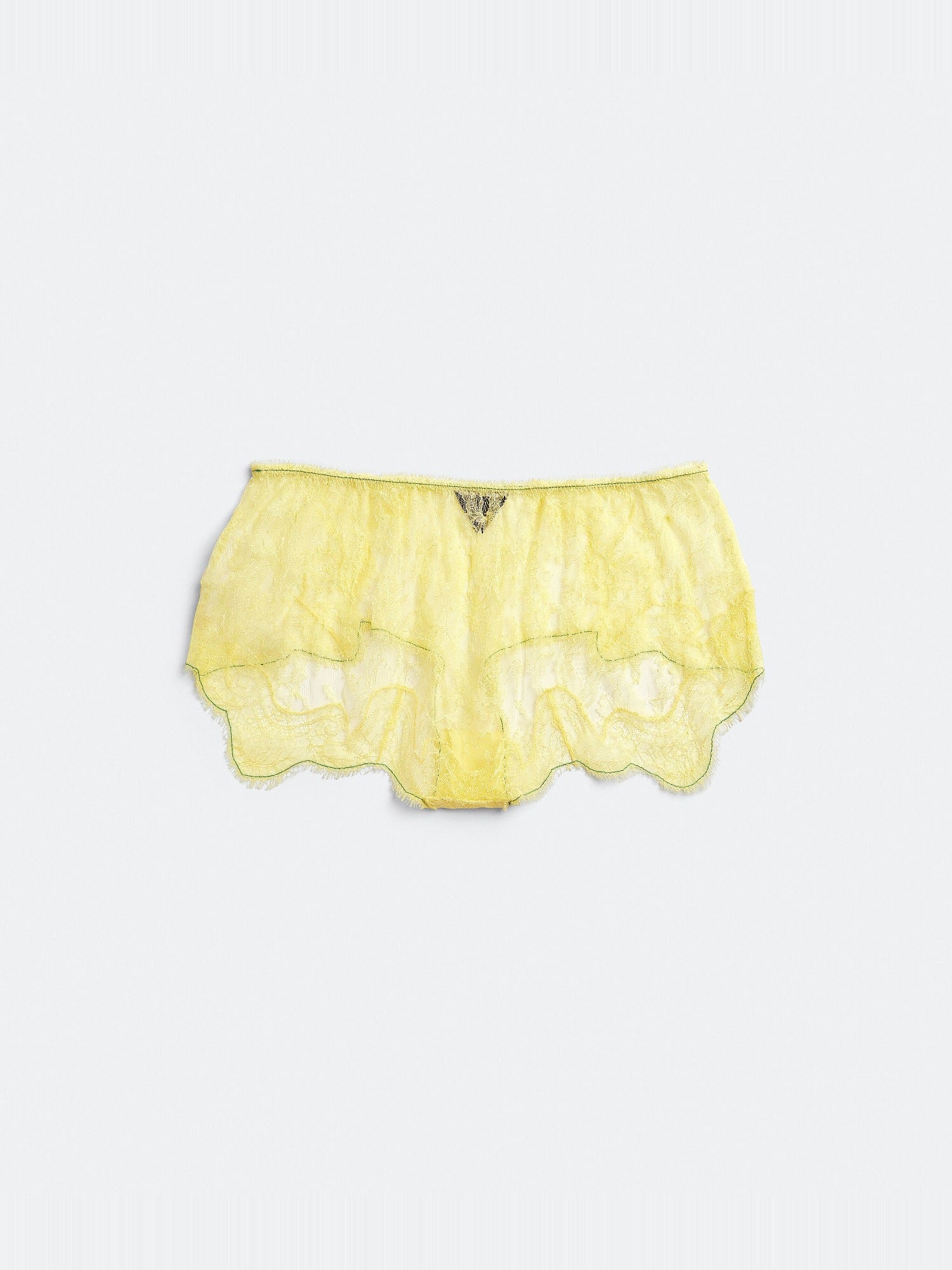 Floral Lace maize Briefs - Maize