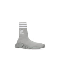 Speed Lt bal grey & white logo Sneakers - Grey & White Logo