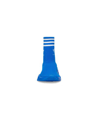 Balenciaga x Adidas Speed blue & white logo Sneakers - Blue & White Logo