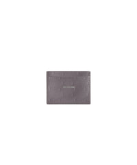 Embossed Monogram Card Case Box - Dark Grey