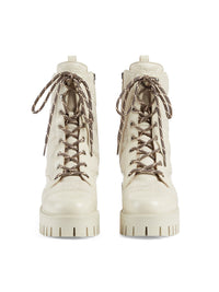Gucciquilted milk white 25mm Boots - Milk White