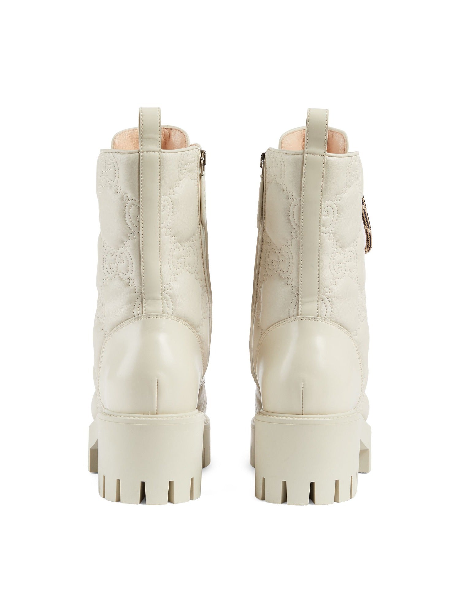 Gucciquilted milk white 25mm Boots - Milk White