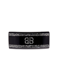 Holli BB Hair Clip - Black & Crystal