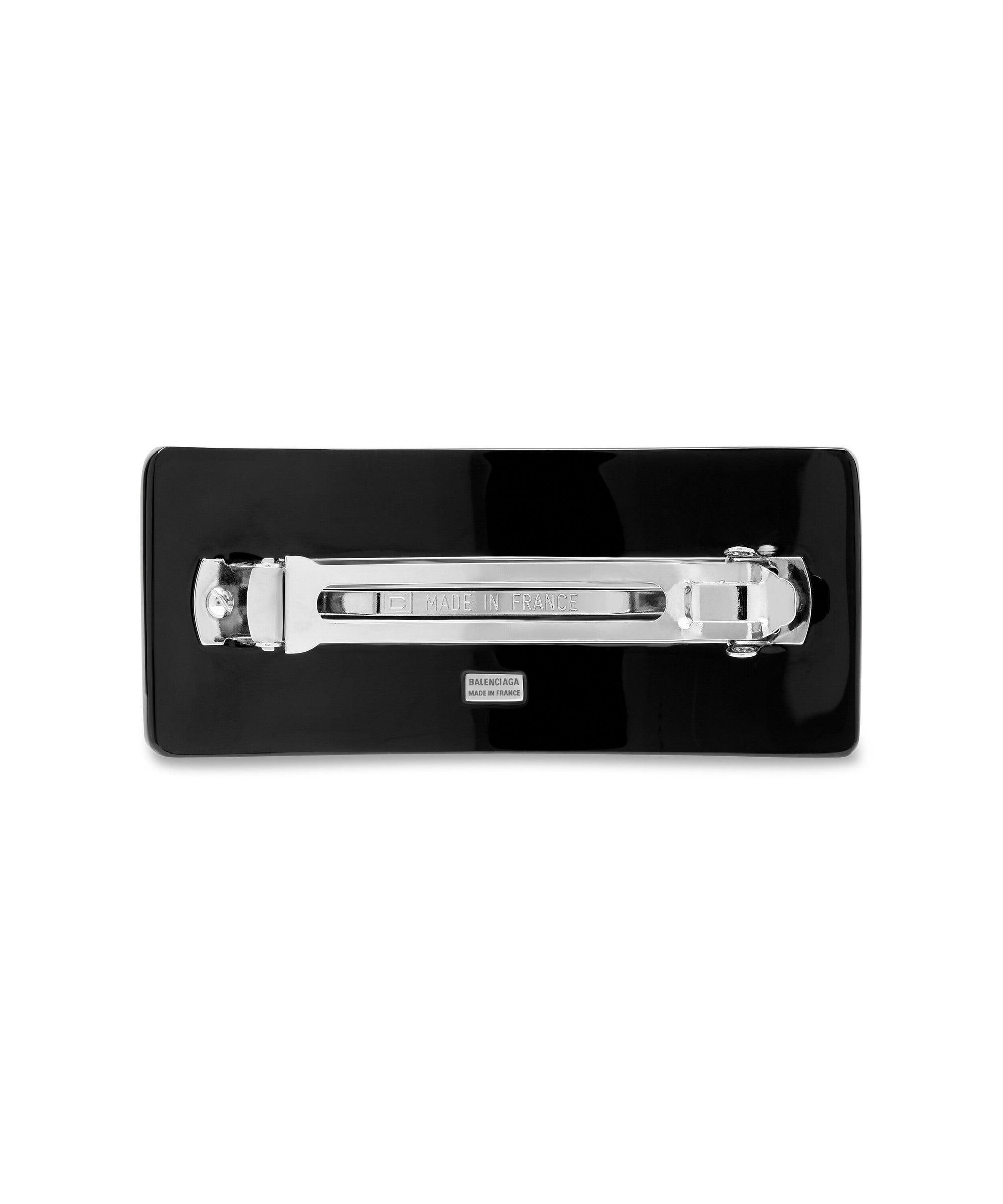 Holli BB Hair Clip - Black & Crystal