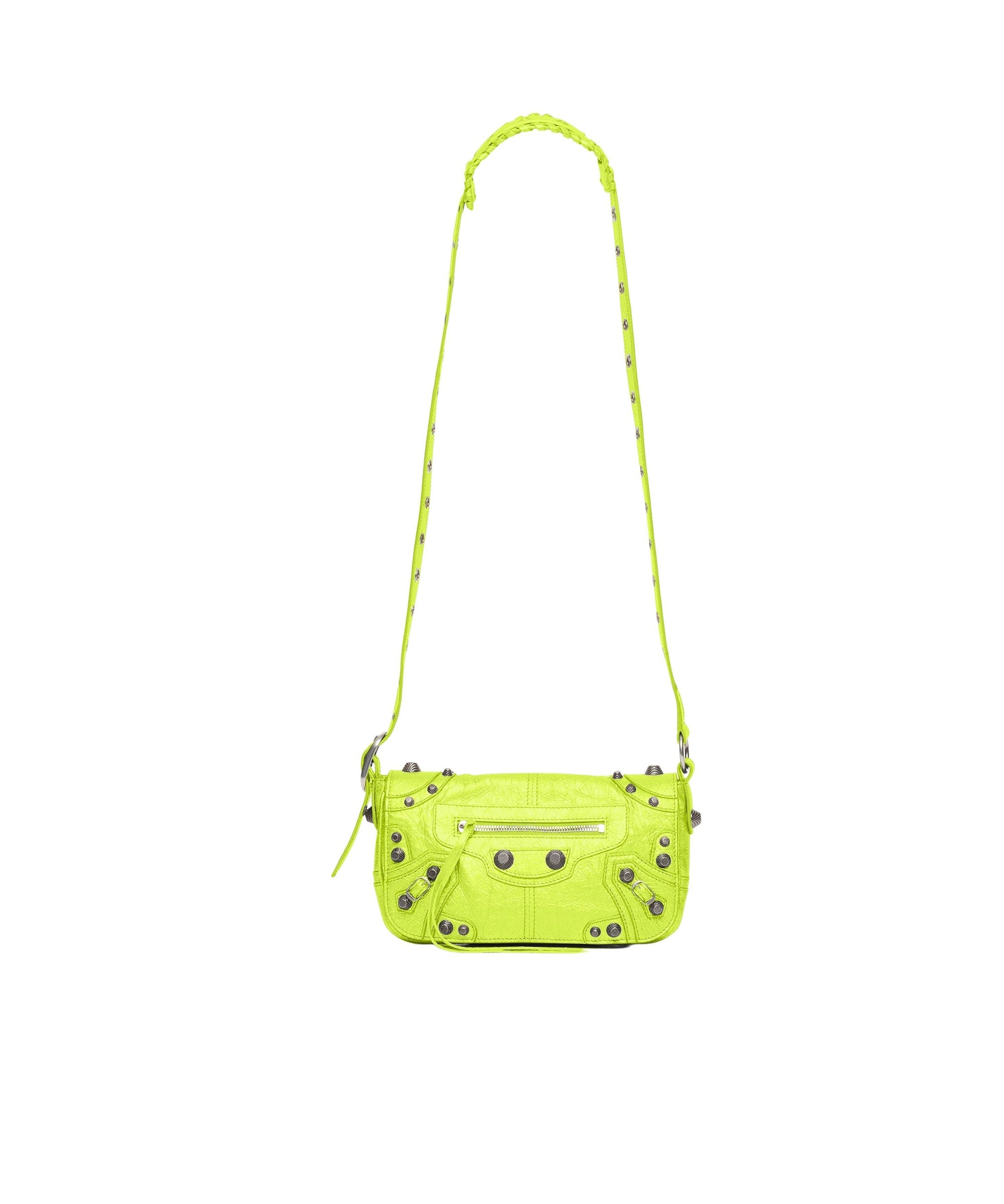 Le Cagole XS Flap Bag - Fluo Yellow