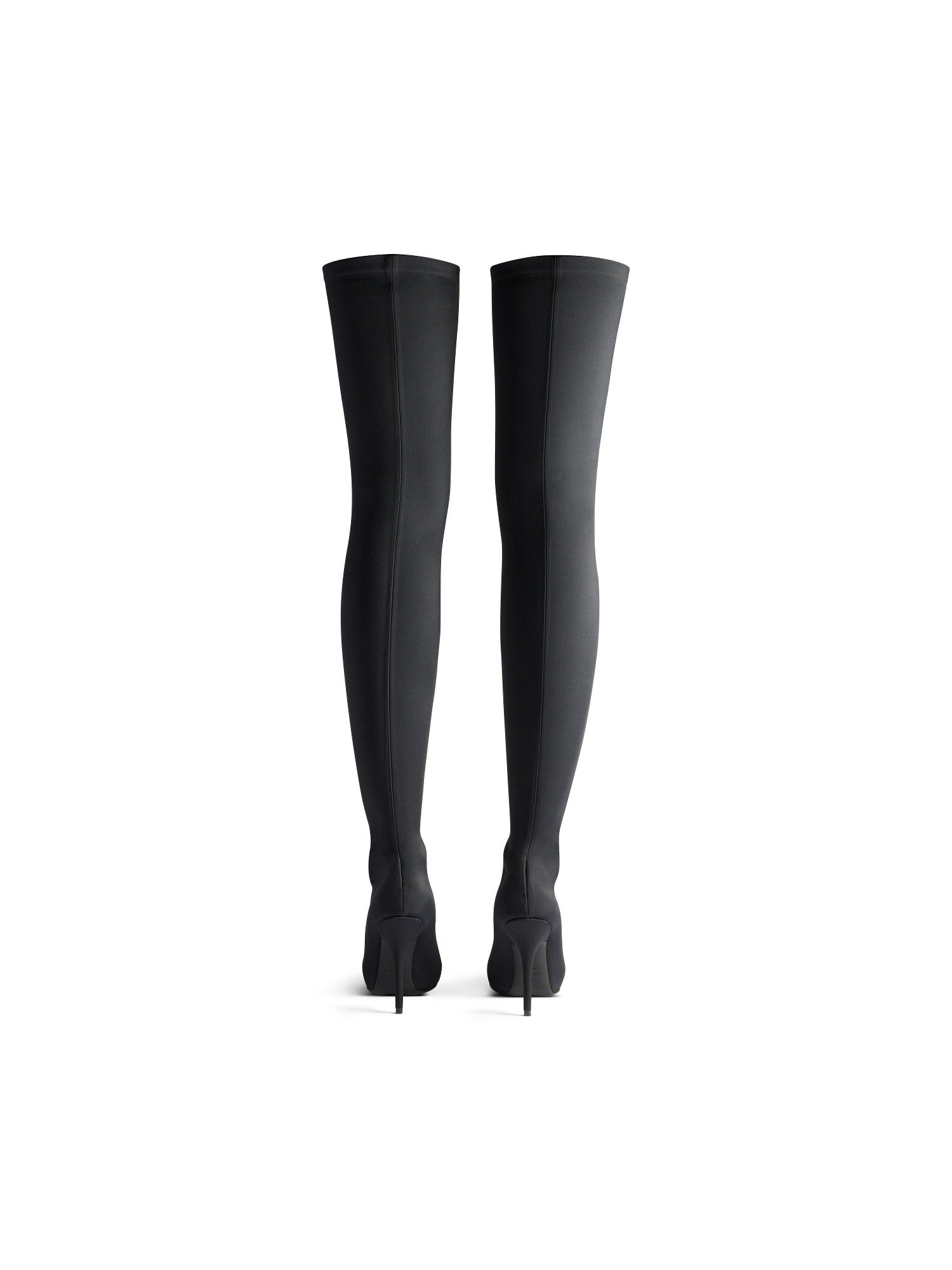Knife black 110mm Over-the-knee-boots - Black