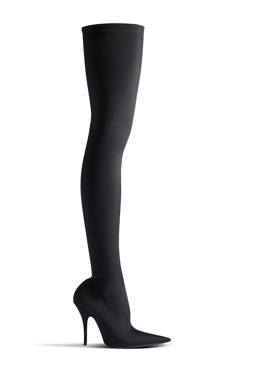 Knife black 110mm Over-the-knee-boots - Black