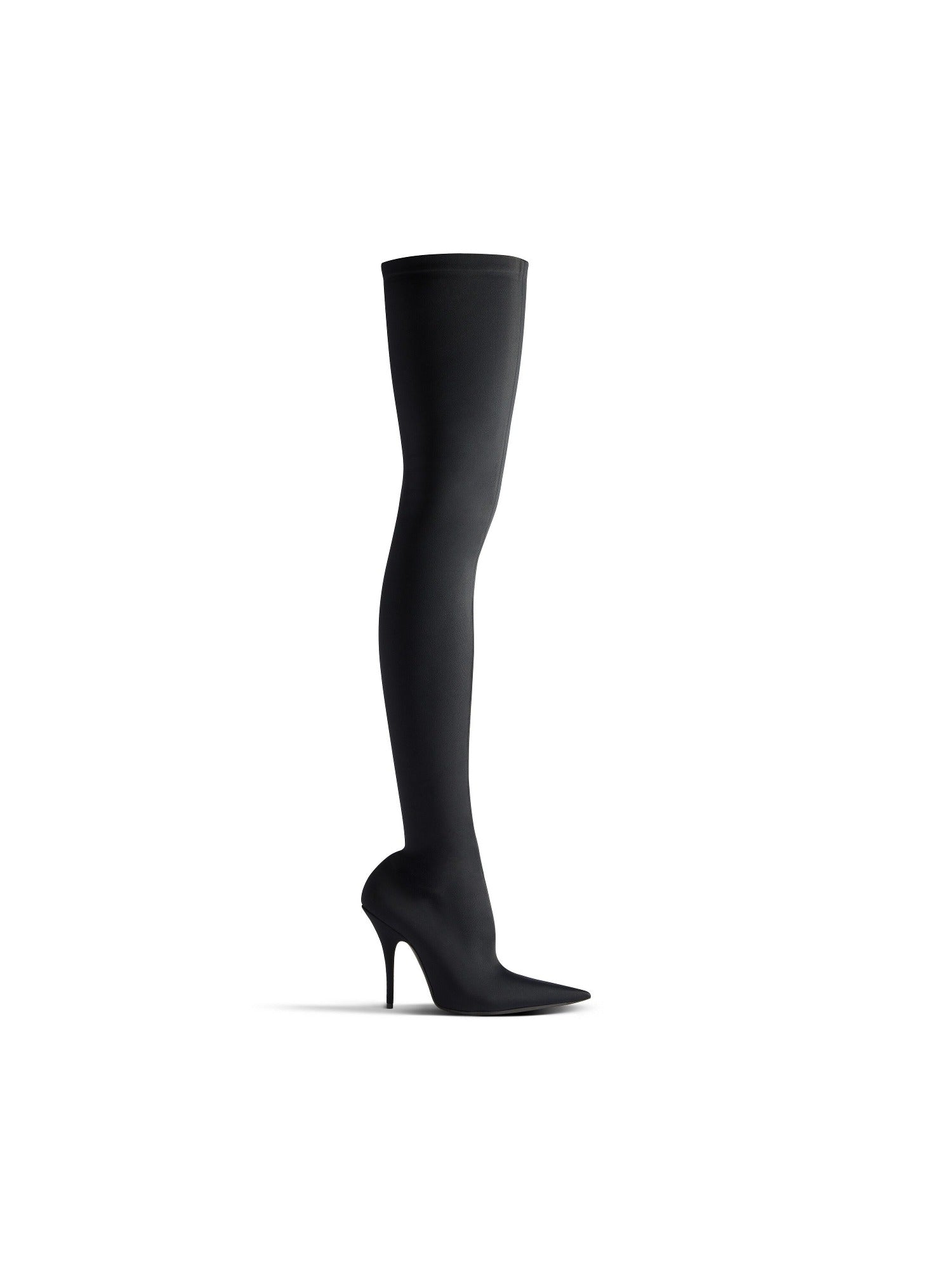 Knife black 110mm Over-the-knee-boots - Black