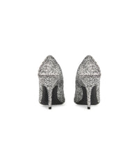 Square Knife 80 Pumps - Silver Titanium