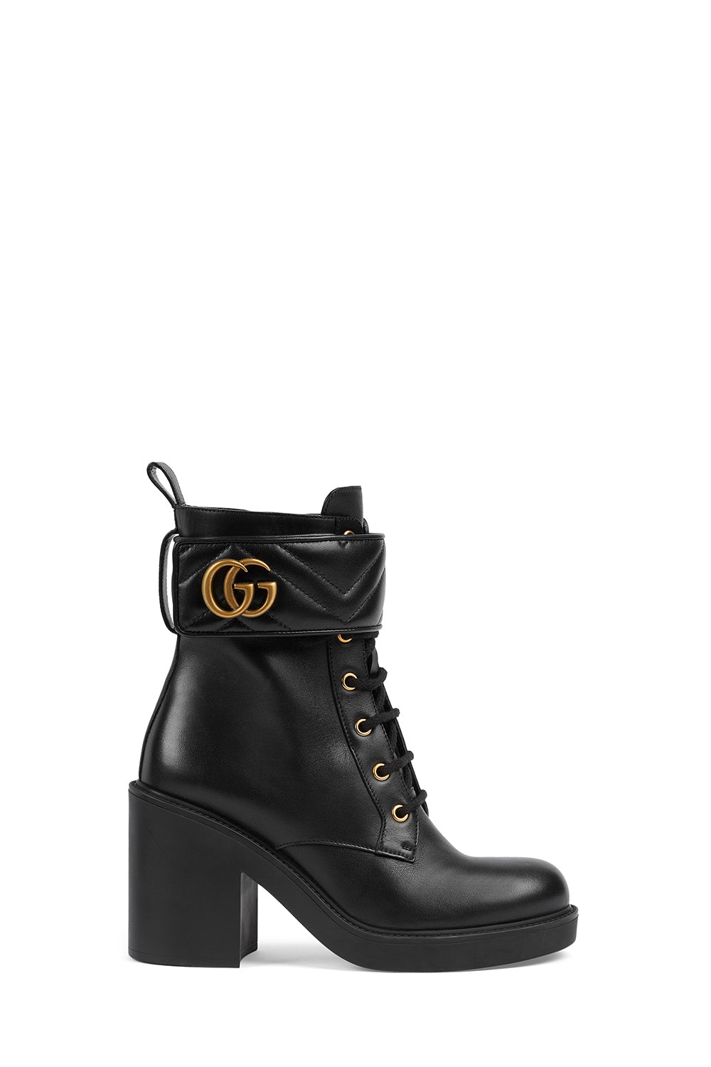 Marmont black & pink 70mm Boots - Black & Pink