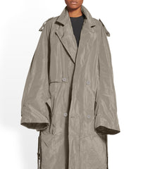 Packable Trench - Grey