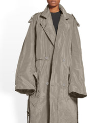 Packable Trench - Grey