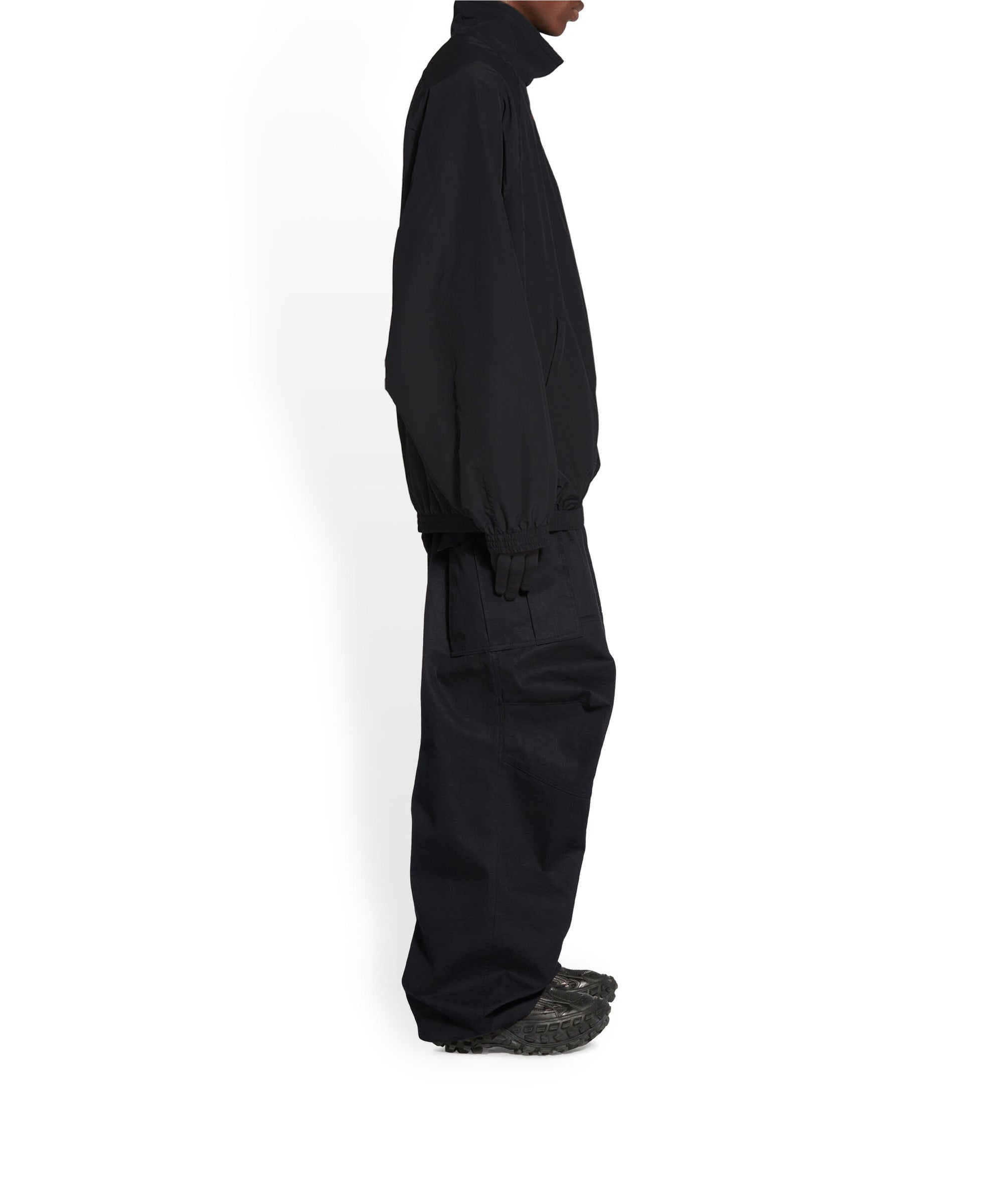 3B Sports Icon Pull-Over Tracksuit Jacket - Black