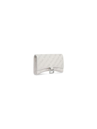 Hourglass optic white Wallet On Chain with Rhinestones optic white - Optic White