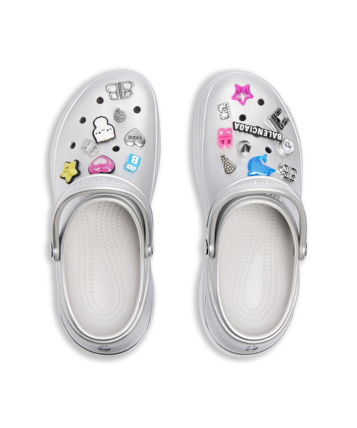 Crocs™ Mules Jibbitz™ - Silver & Jibbitz