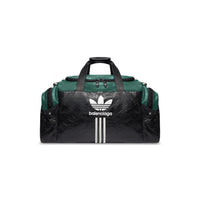 Balenciaga x Adidas Gym Bag - Black & Cypress Green