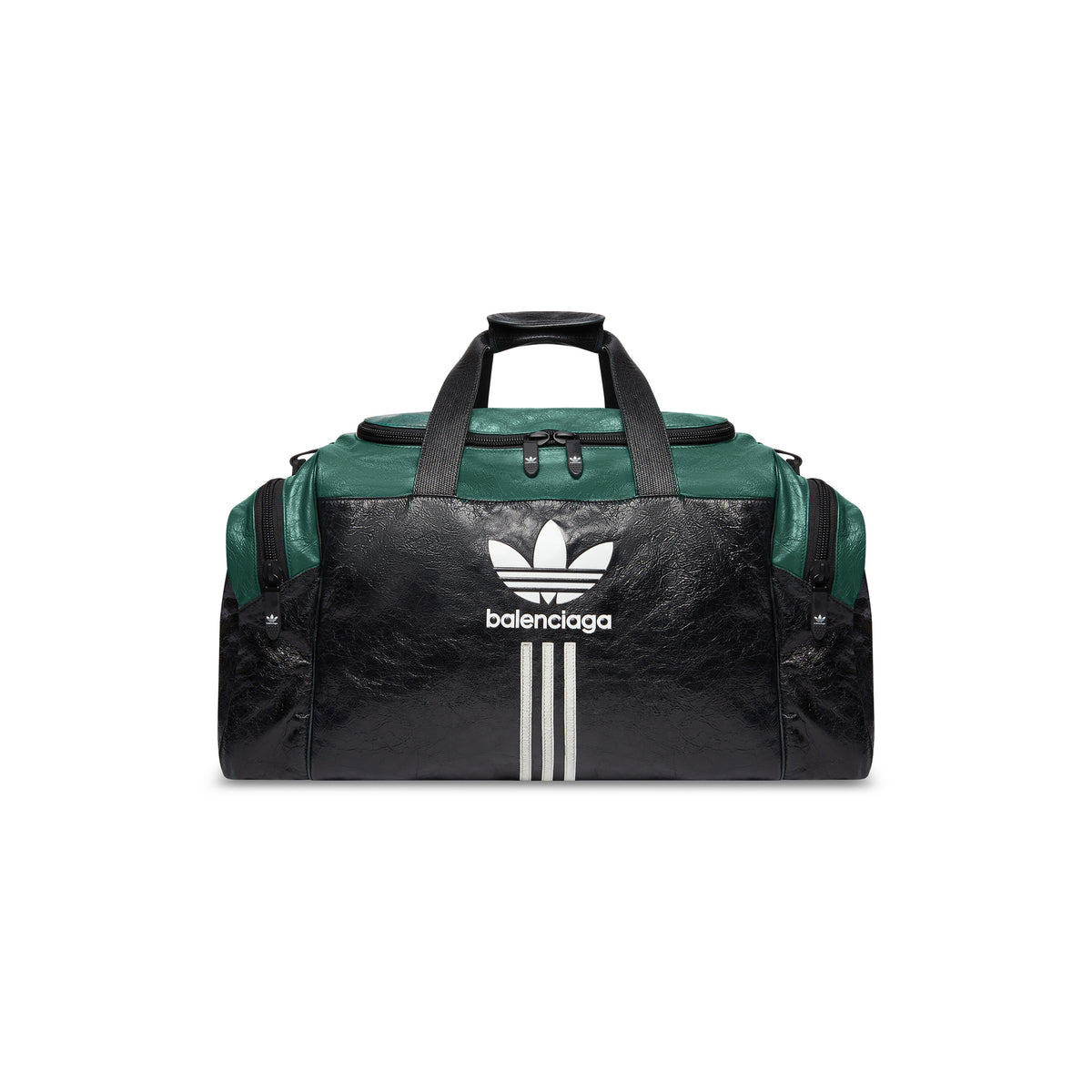 Balenciaga x Adidas Gym Bag - Black & Cypress Green