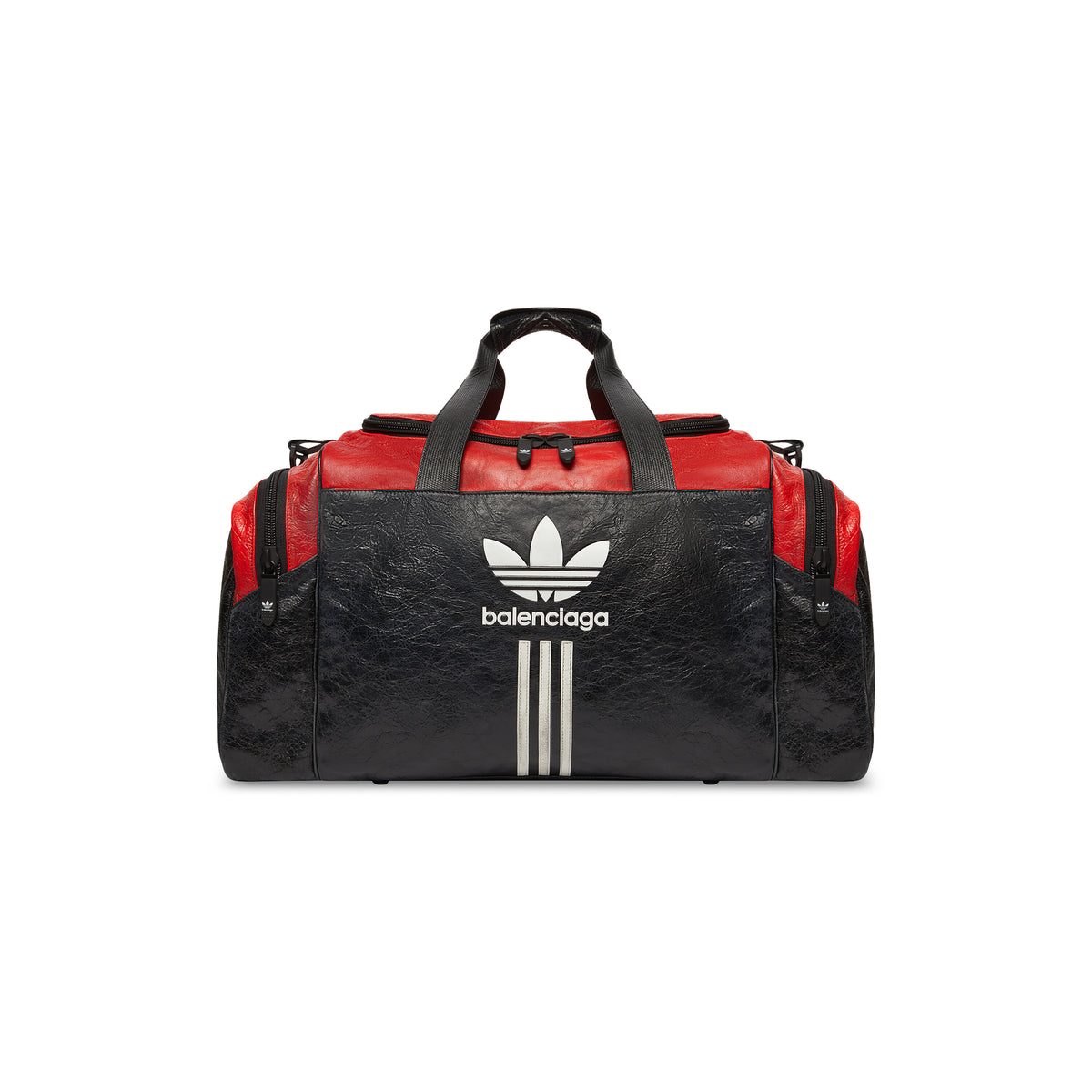 Balenciaga x Adidas Gym Bag - Black & Tomato Red
