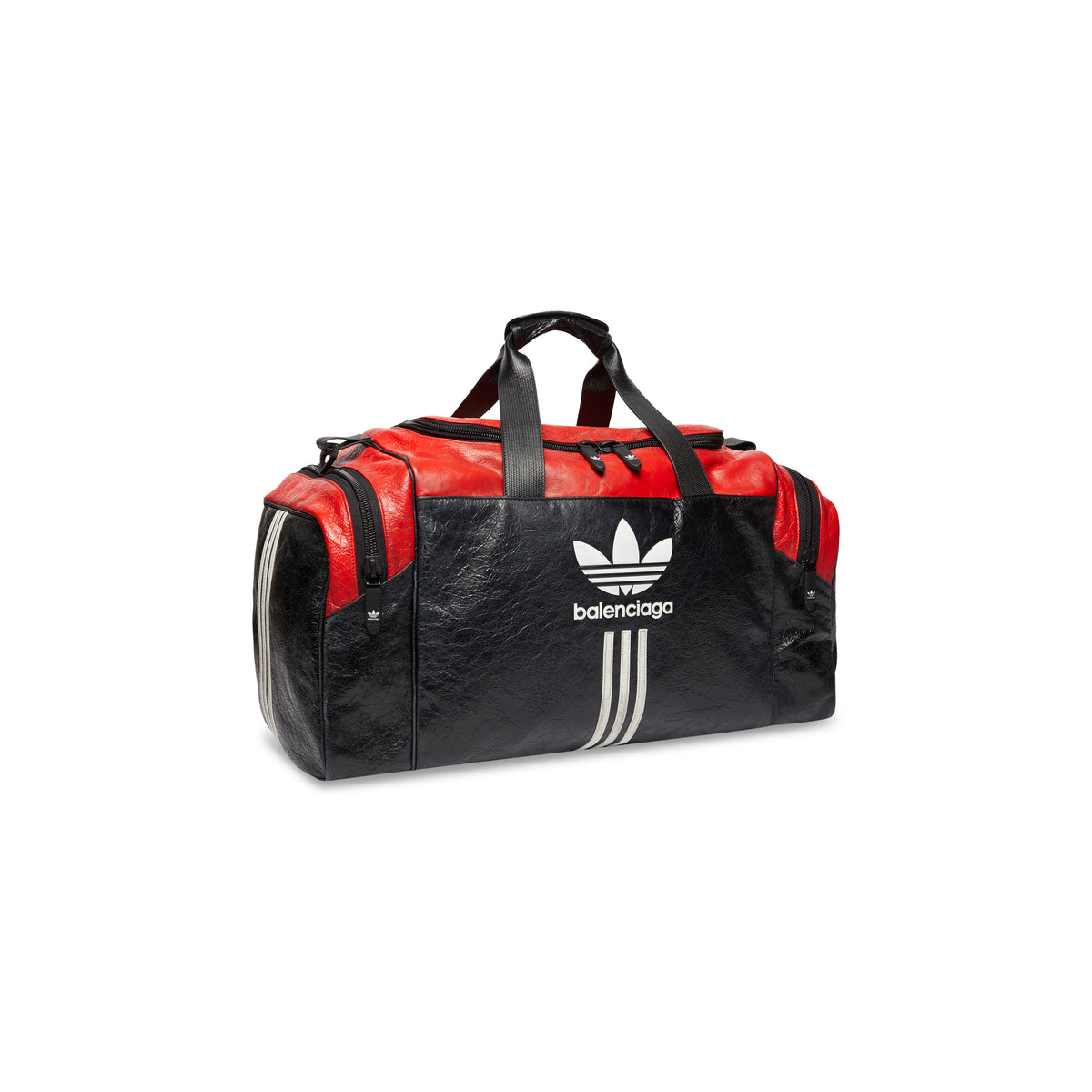 Balenciaga x Adidas Gym Bag - Black & Tomato Red