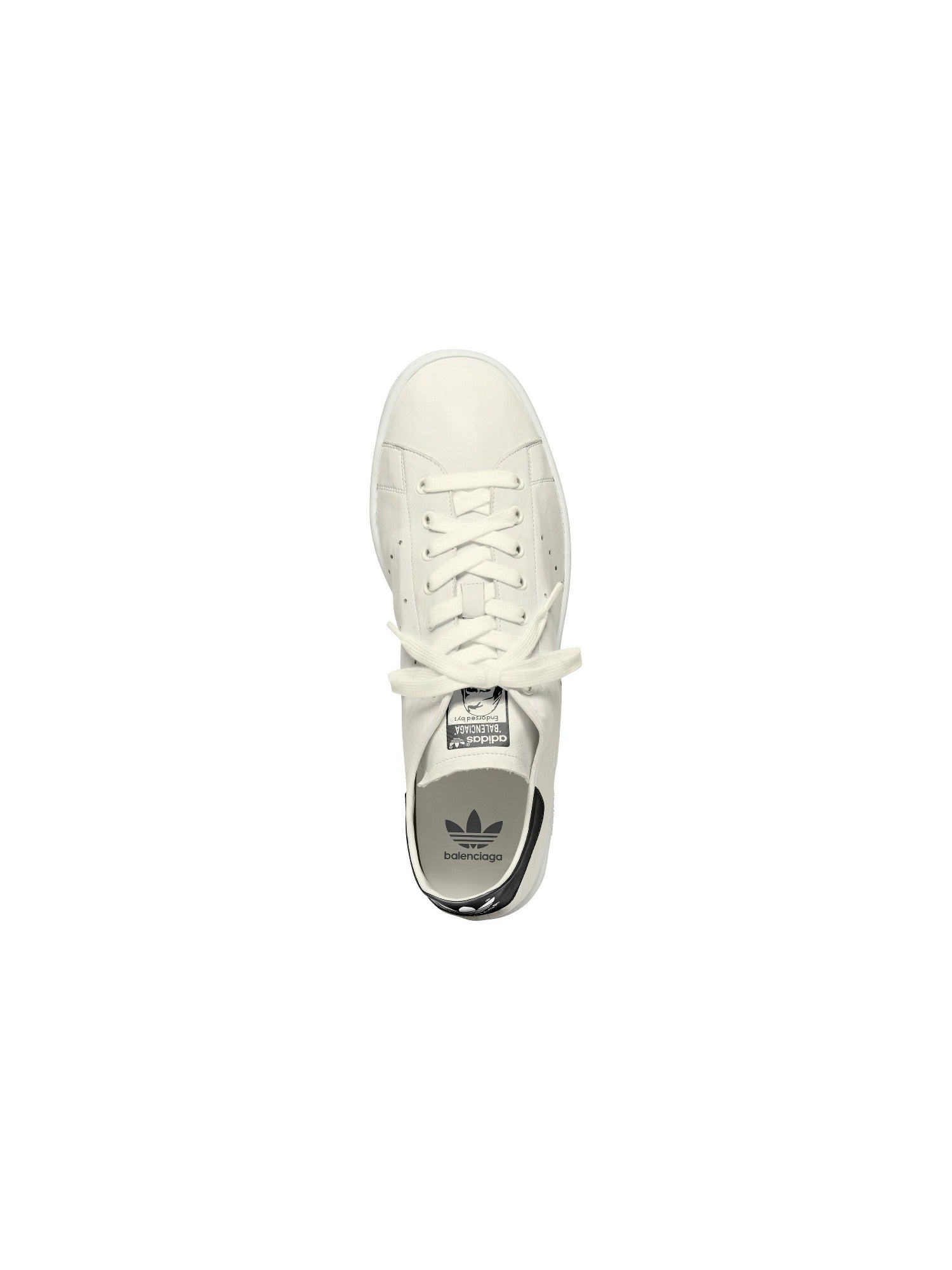 Balenciaga x Adidas Stan Smith off white & black Sneakers - Off White & Black