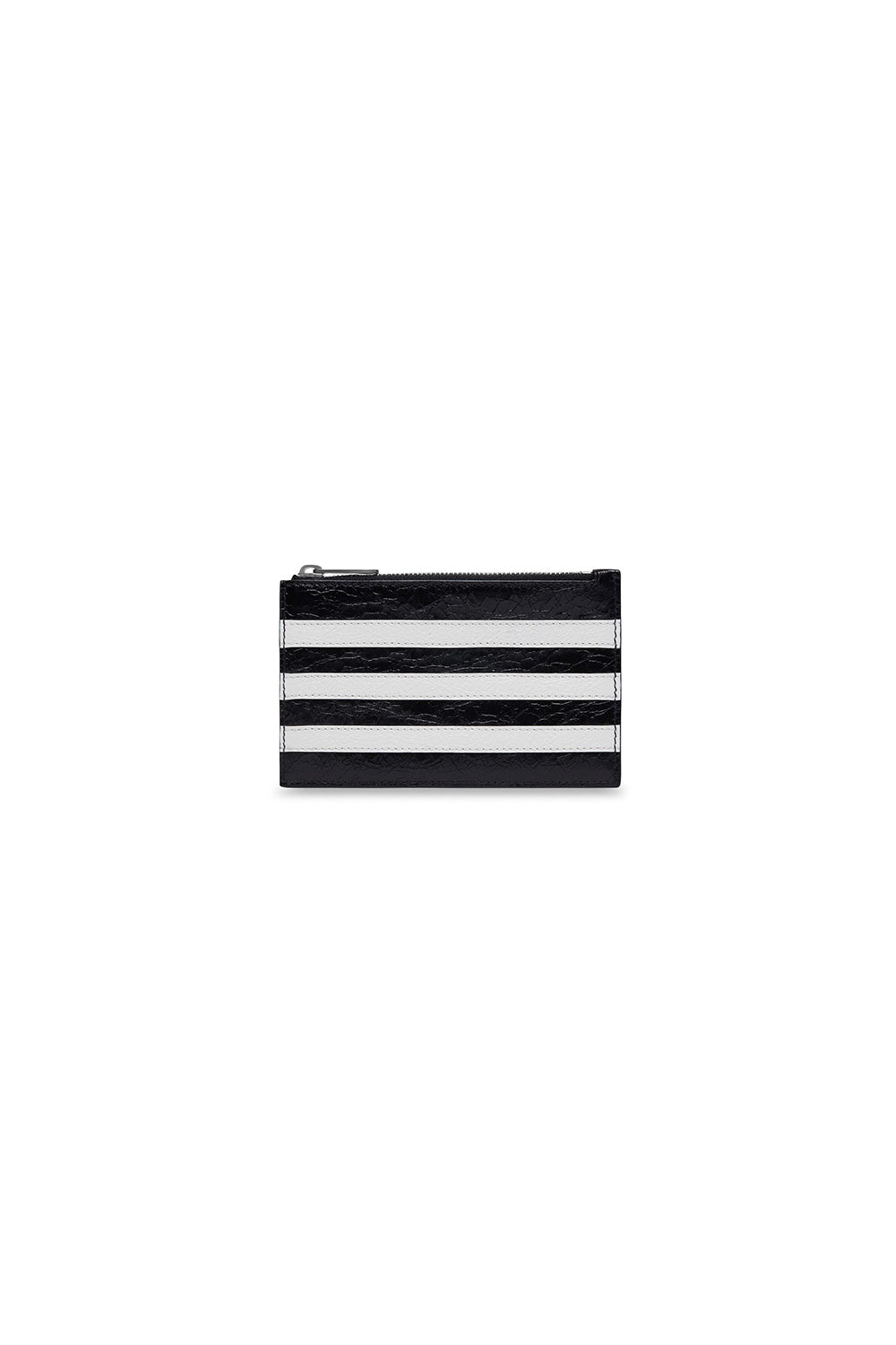 Balenciaga x Adidas black & white Long Coin And Card Holder - Black & White