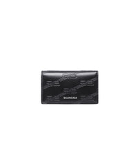 Embossed Monogram Keycase Box - Black