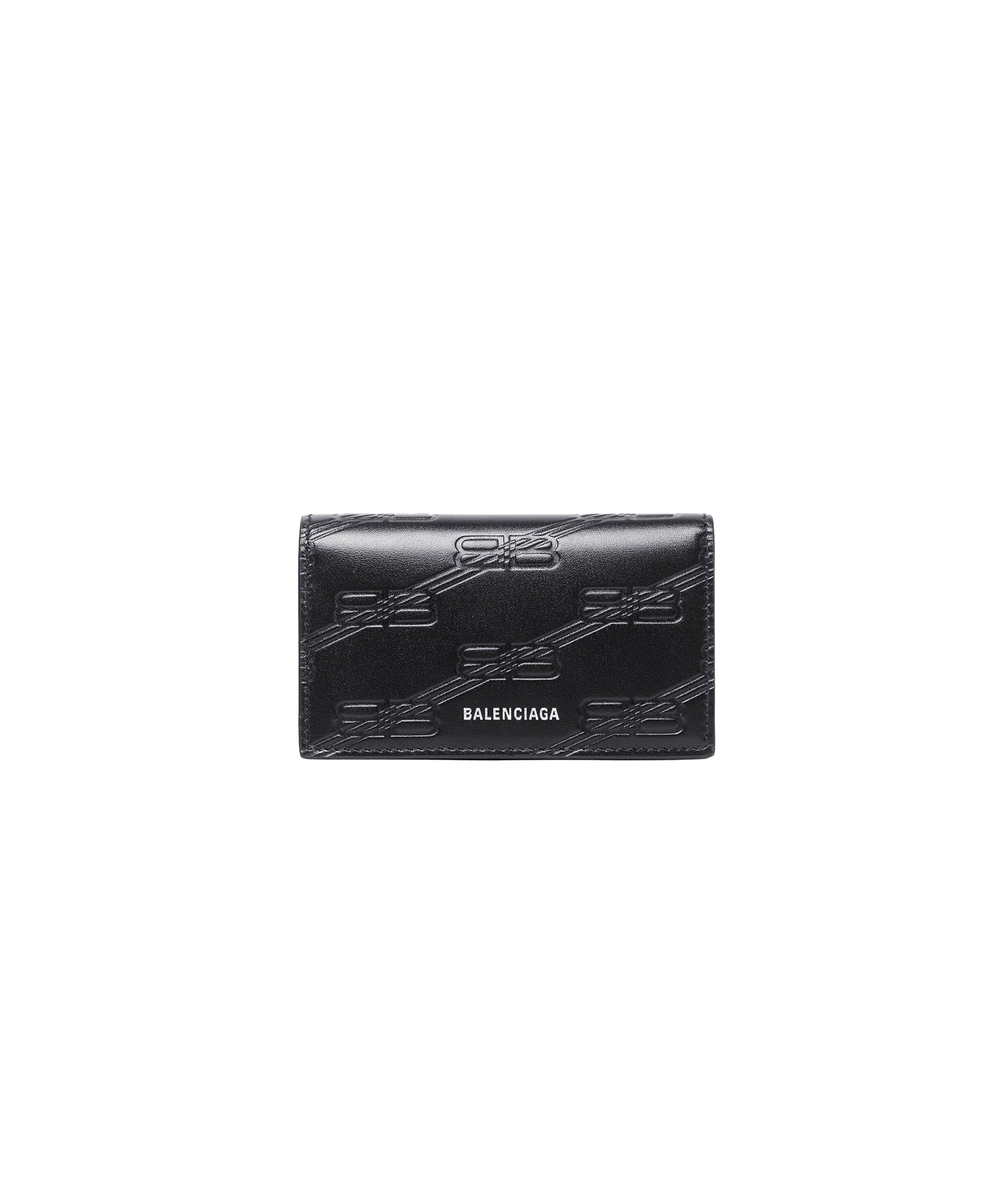 Embossed Monogram Keycase Box - Black