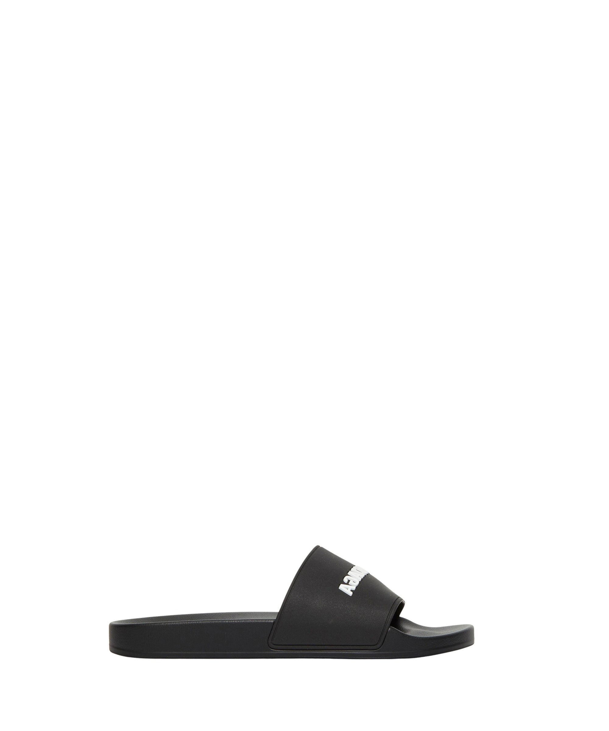 Pool Slide Sandals - Black & White