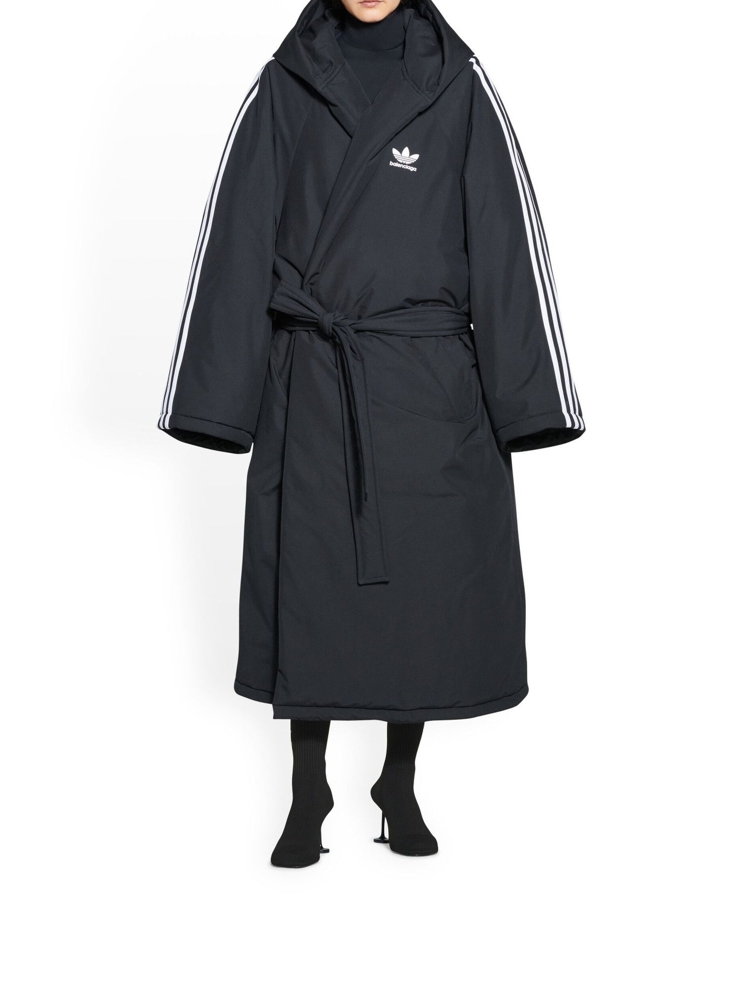 Balenciaga x Adidas Sock black & white 90mm Boots - Black & White