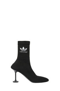 Balenciaga x Adidas Sock black & white 90mm Boots - Black & White
