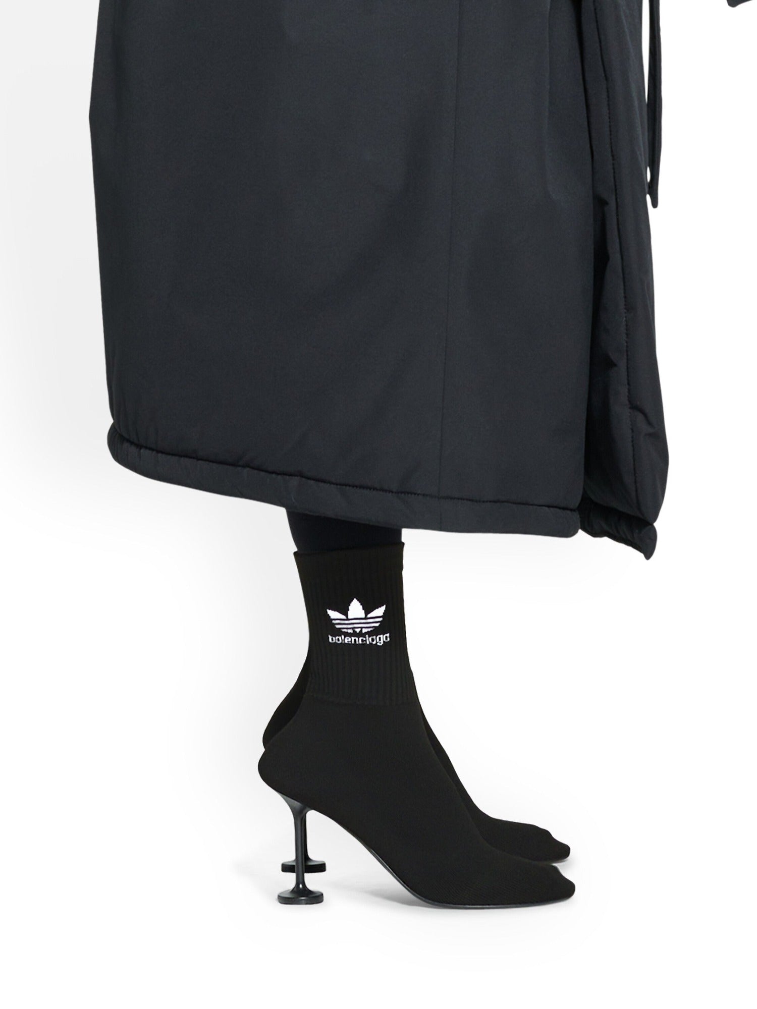 Balenciaga x Adidas Sock black & white 90mm Boots - Black & White